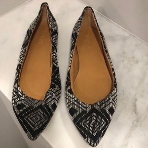 J Crew fabric flats